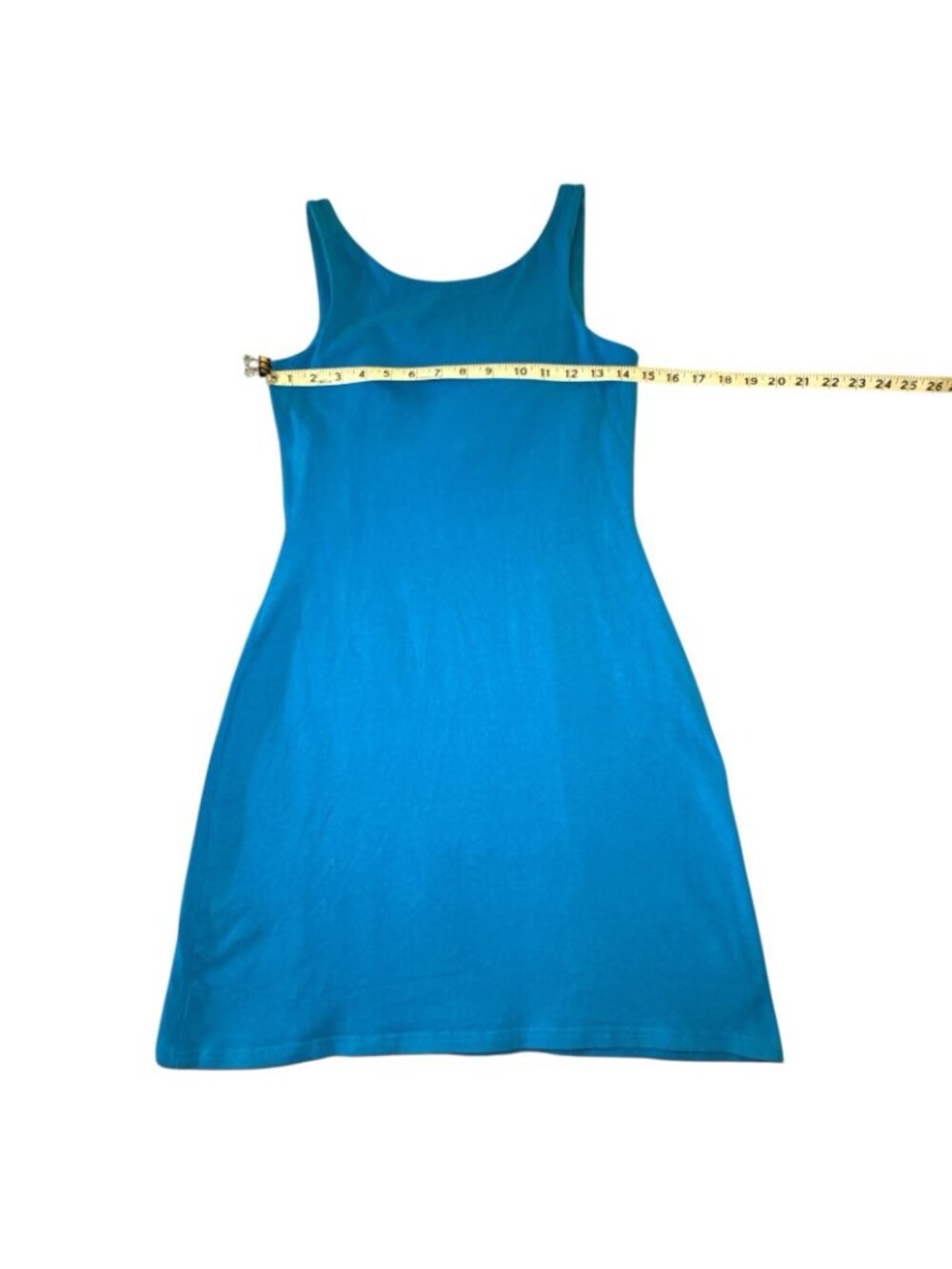 Victoria’s Secret Moda International Y2K Small Teal Blue Bodycon Dress - Picture 7 of 15